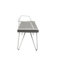 DC-STFBEN-GY+W White and Gray Industrial Bench - Stefani-2