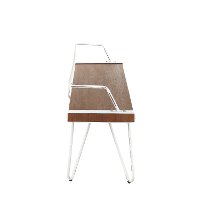 DC-STFBEN-VW+BN White and Brown Industrial Bench - Stefani-3