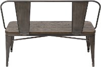 DC-TW-OR-BENCH Antique and Espresso Farmhouse Bench - Oregon-3