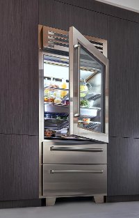 PRO3650G/RH Sub-Zero 36 Inch Pro Refrigerator with Glass Door-2