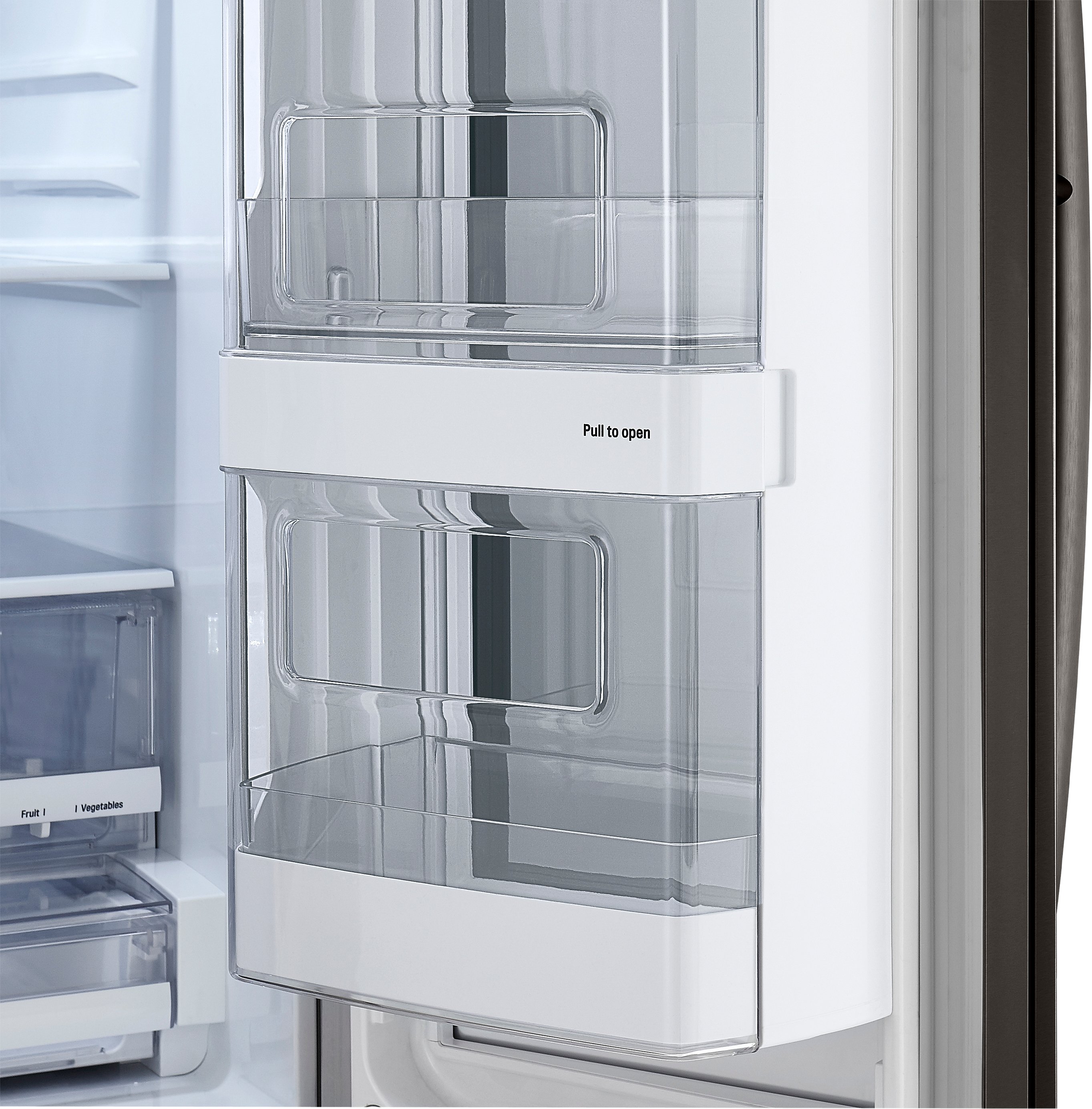 LFXC22596D LG 21.9 cu ft Counter Depth French Door Refrigerator with Door-in-Door - Black Stainless Steel-8