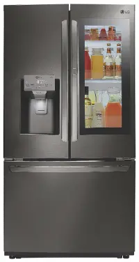 LFXC22596D LG 21.9 cu ft French Door Refrigerator - Counter Depth Black Stainless Steel