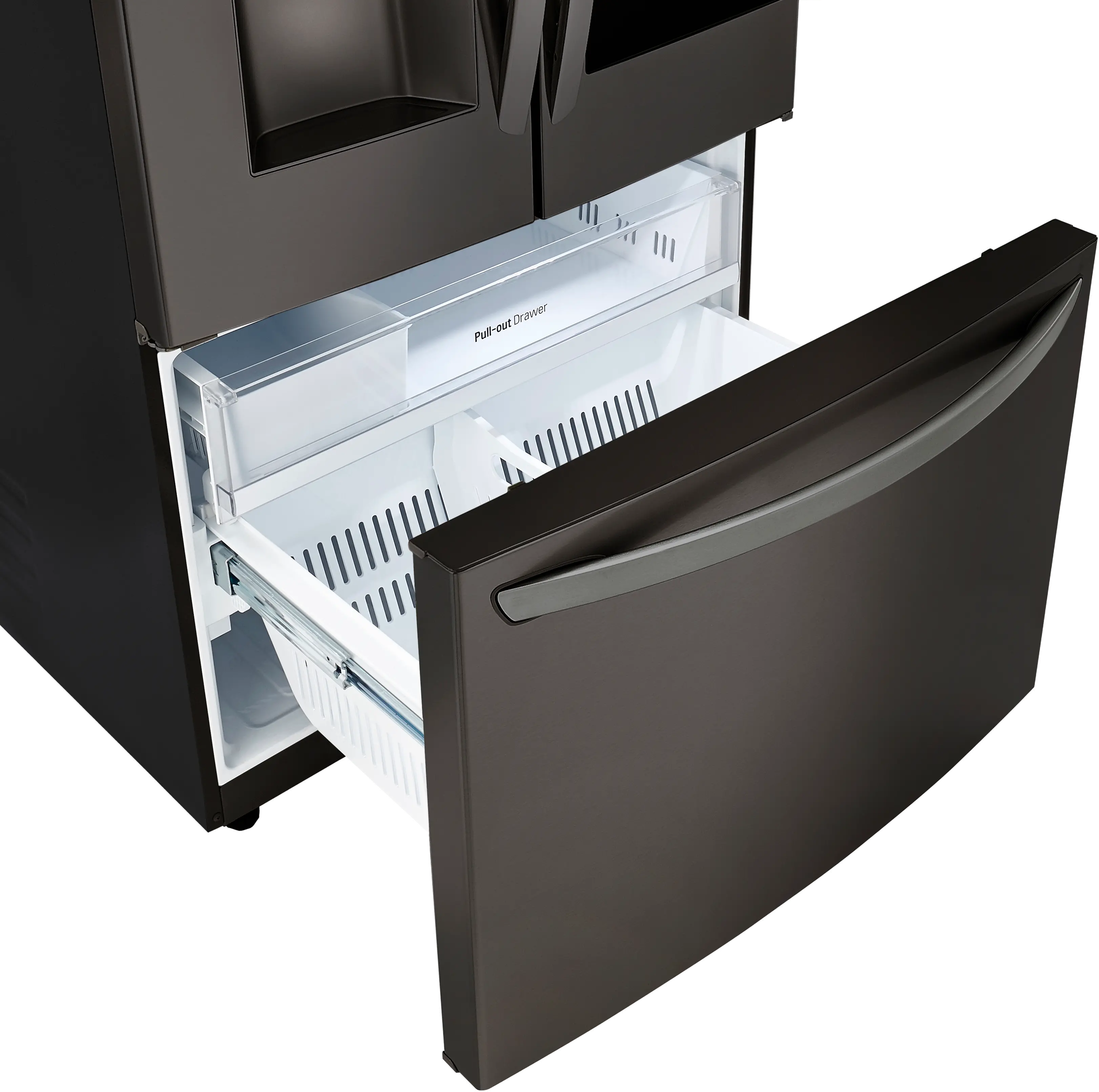 LFXC22596D LG 21.9 cu ft French Door Refrigerator - Counter Depth Black Stainless Steel-5