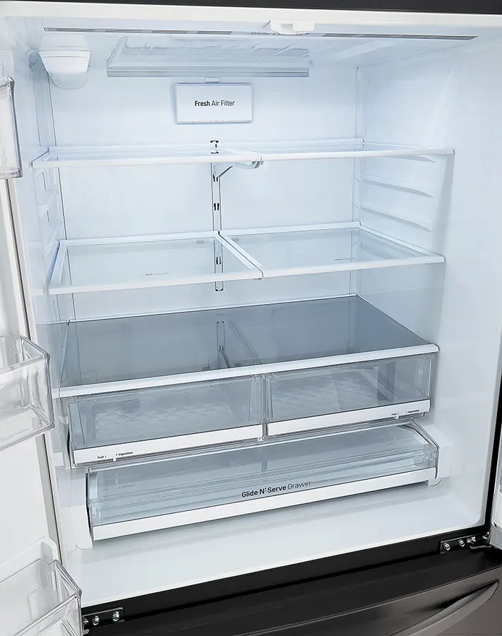 LFXC22596D LG 21.9 cu ft French Door Refrigerator - Counter Depth Black Stainless Steel-7
