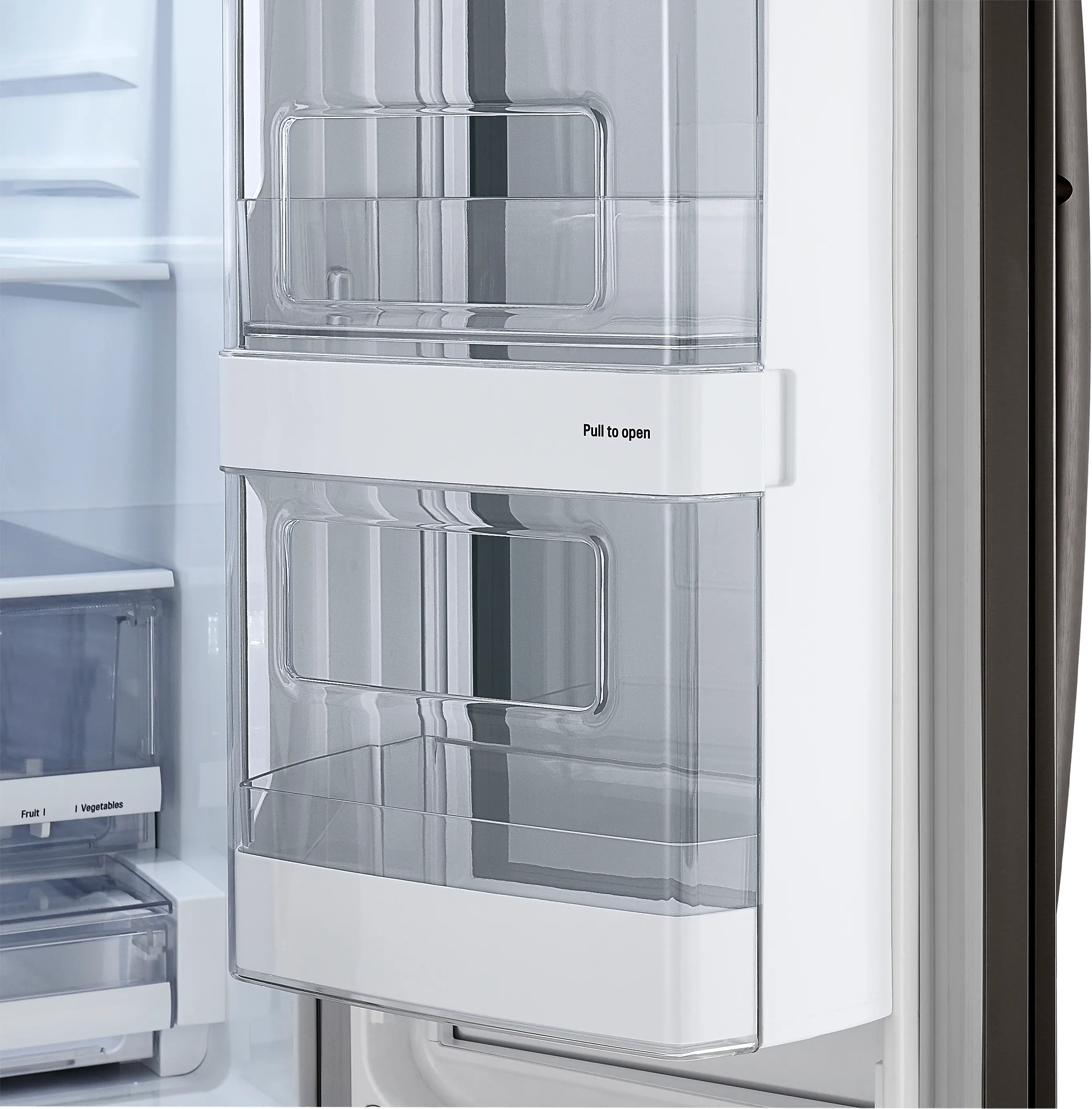 LFXC22596D LG 21.9 cu ft French Door Refrigerator - Counter Depth Black Stainless Steel-8
