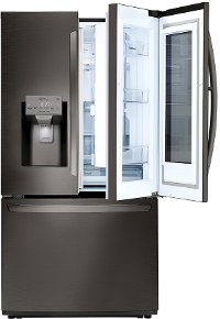 LFXC22596D LG Counter Depth French Door Smart Refrigerator with Door-in-Door - 21.9 cu. ft., 36 inch Black Stainless Steel-4