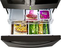 LFXC22596D LG Counter Depth French Door Smart Refrigerator with Door-in-Door - 21.9 cu. ft., 36 inch Black Stainless Steel-6