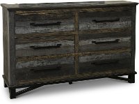 Rustic Gray Dresser - Loft