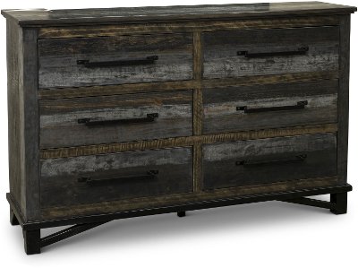 Rustic Gray Dresser - Loft