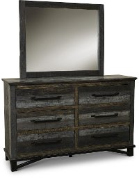 Rustic Gray Dresser - Loft-2