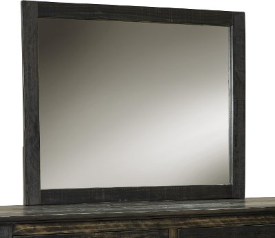 Rustic Gray Mirror - Loft