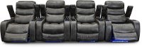 Slate Gray 4 Piece Power Home Theater Seating - Cinema-2