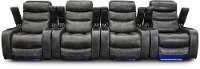 Slate Gray 4 Piece Power Home Theater Seating - Cinema-3