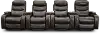Cinema Coffee Brown Power Home Theater Recliner