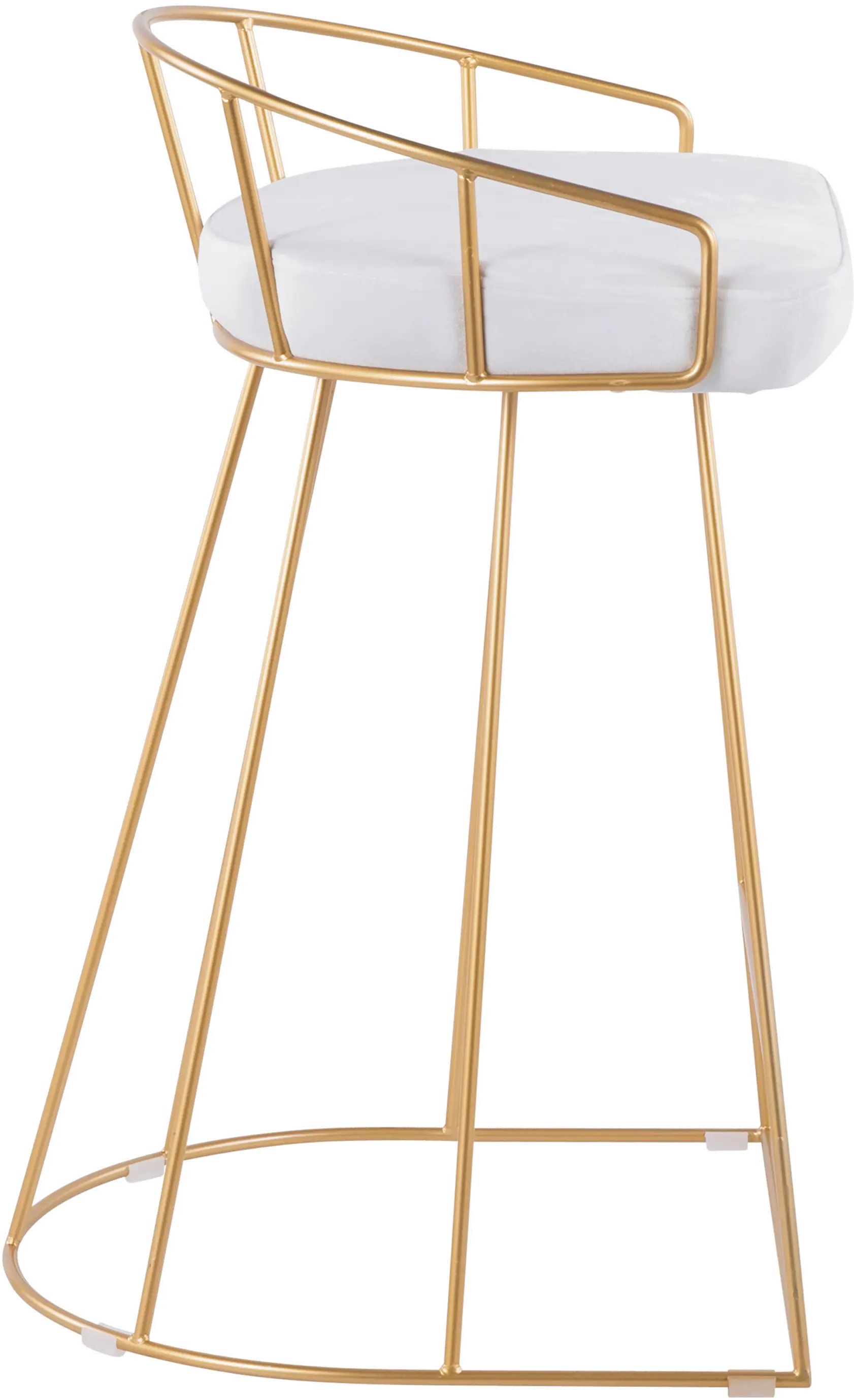 B26-CNRY-AU+VW2 Set of White Velvet Stools-2