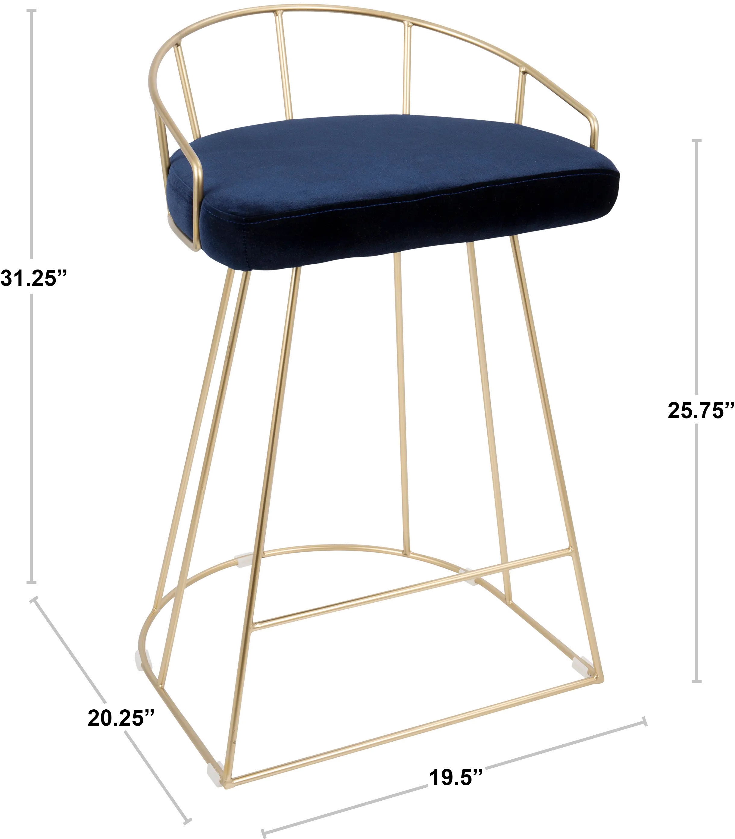 B26-CNRY-AU+VW2 Set of White Velvet Stools-4