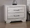 White Sands Chalk White Nightstand