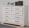 Rustic Contemporary White Gentlemen's Chest - White Sands