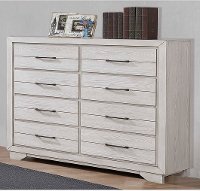 Rustic Contemporary White Gentlemen's Chest - White Sands