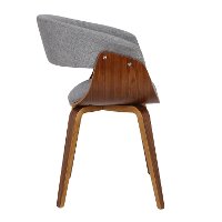 CH-VMONL-WL+LGY Modern Mid Century Gray Dining Room Chair - Vintage Mod-2