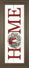 Christmas Home Framed Wall Sign