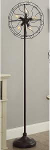 Industrial Antique Bronze Metal Floor Lamp