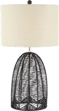 Black Rope Cage Table Lamp - Aria