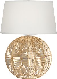 Natural Rattan Ball Table Lamp - Boca