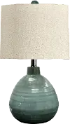 Turquoise Ceramic Table Lamp