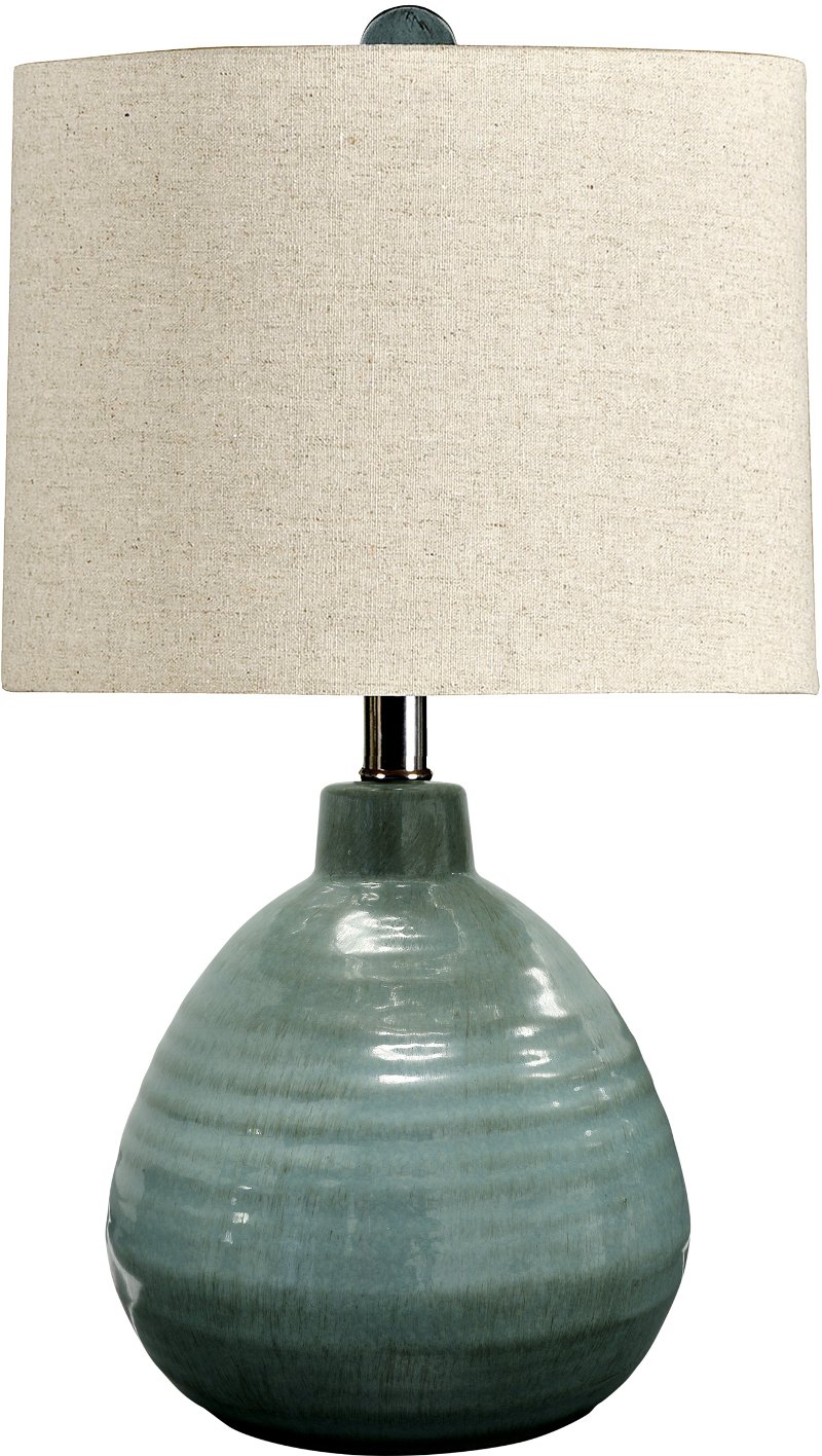 Turquoise Ceramic Table Lamp
