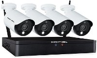 HC20X-81-4L Night Owl Expandable 12 Channel Hybrid DVR and 4 Wired Spotlight Cameras