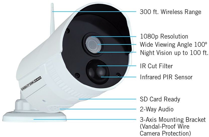 Night Owl Wireless AC Powered Add-On Camera-3