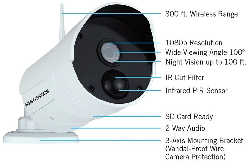 Night Owl Wireless AC Powered Add-On Camera-3