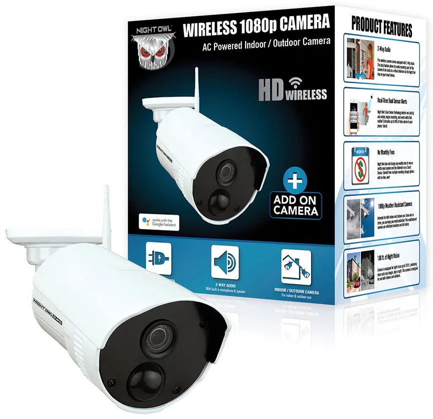 Night Owl Wireless AC Powered Add-On Camera-4