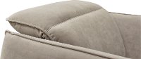 Transitional Ash Beige Power Recliner with Manual Headrest - Harley-7