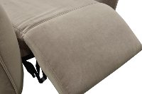 Transitional Ash Beige Power Recliner with Manual Headrest - Harley-8