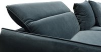 Midnight Blue 3 Piece Power Reclining Sectional Sofa with Adjustable Headrests - Harley-7
