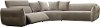 Transitional Ash Beige 3 Piece Power Reclining Sectional Sofa with Adjustable Headrests - Harley
