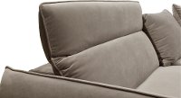 Transitional Ash Beige 3 Piece Power Reclining Sectional Sofa with Adjustable Headrests - Harley-6