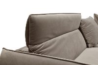 Transitional Ash Beige 3 Piece Power Reclining Sectional Sofa with Adjustable Headrests - Harley-7