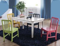 Kids Multi-Colored Table and Chairs Set - Casey