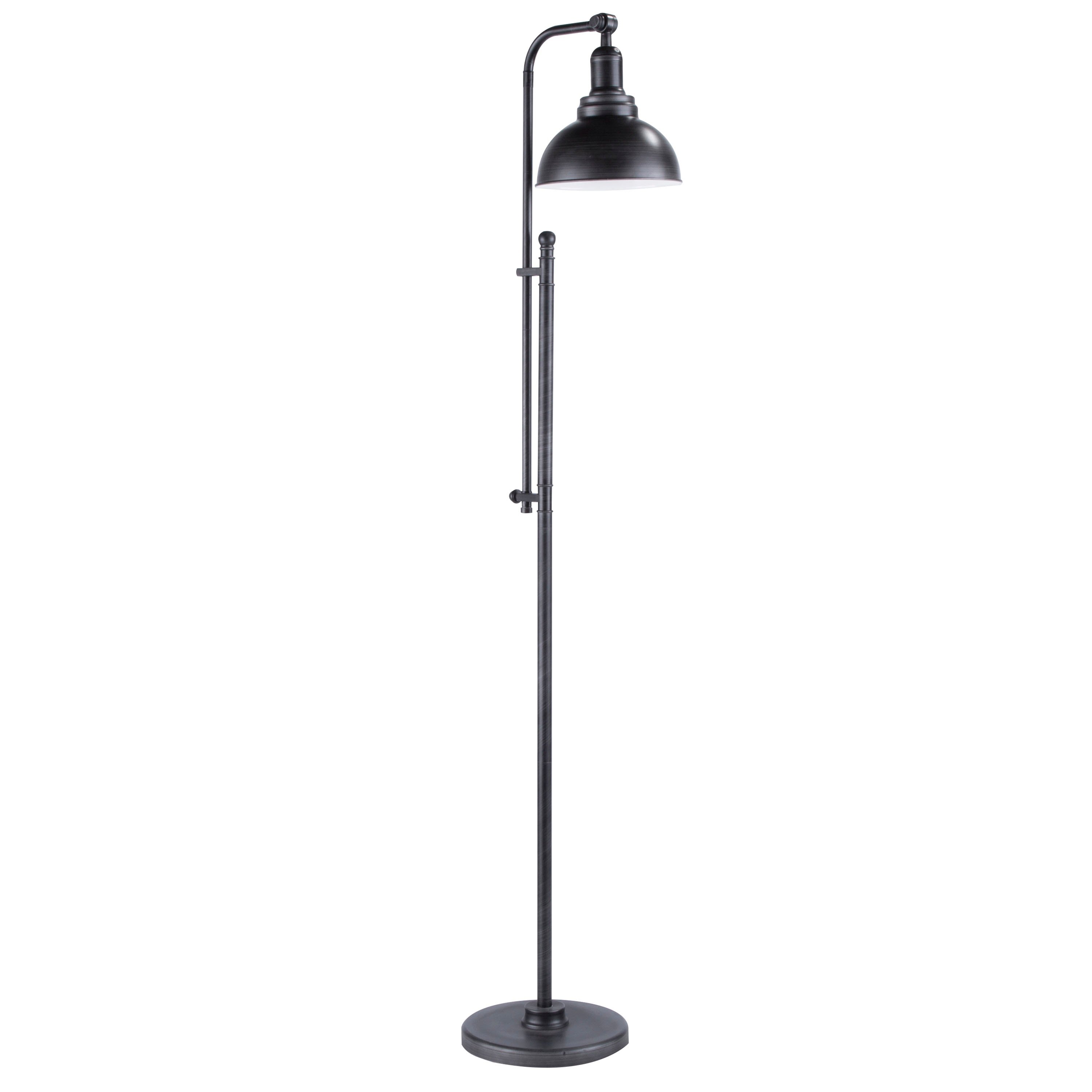 L-EMRYFL-ASV Antique Silver Industrial Floor Lamp - Emery-1