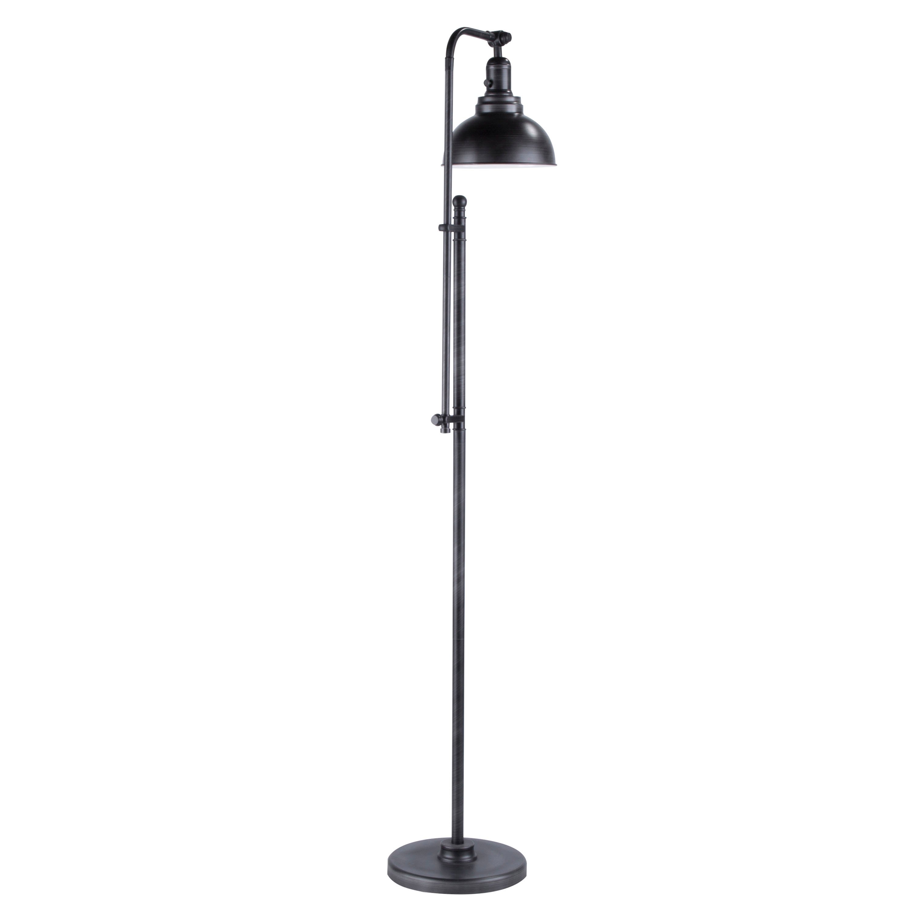 L-EMRYFL-ASV Antique Silver Industrial Floor Lamp - Emery-3
