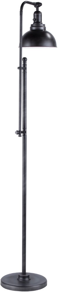 L-EMRYFL-ASV Antique Silver Industrial Floor Lamp - Emery-3