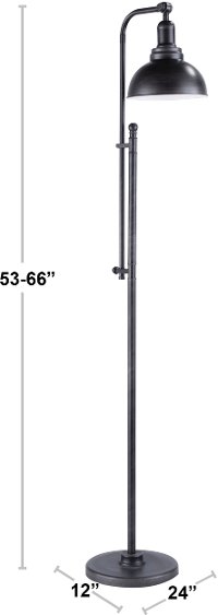 L-EMRYFL-ASV Antique Silver Industrial Floor Lamp - Emery-4