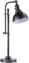 L-EMRYTB-ASV Antique Silver Industrial Table Lamp - Emery