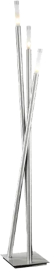 LSH-ICICLE FLR Contemporary Brushed Nickel Floor Lamp - Icicle