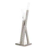 LSH-ICICLE-TBL Contemporary Brushed Nickel Table Lamp - Icicle-3