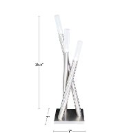 LSH-ICICLE-TBL Contemporary Brushed Nickel Table Lamp - Icicle-4