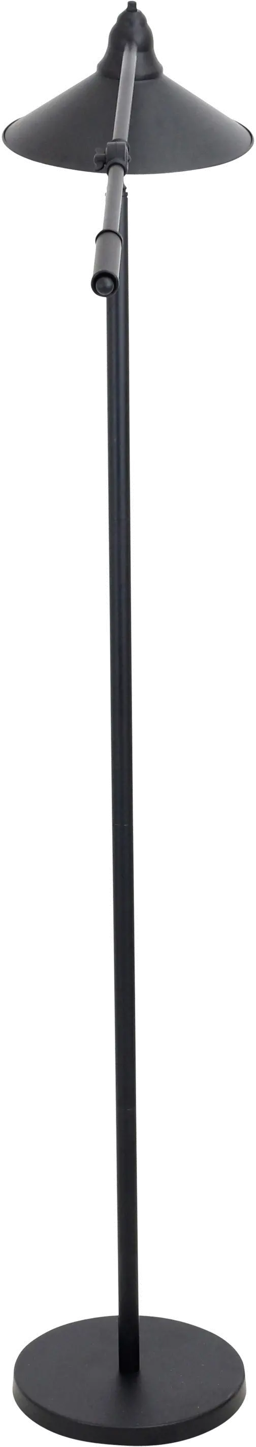 LS-L-PADFL-BK Adjustable Black Metal Industrial Floor Lamp - Indy-2